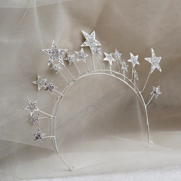 star Queen Pageant Crown Headband